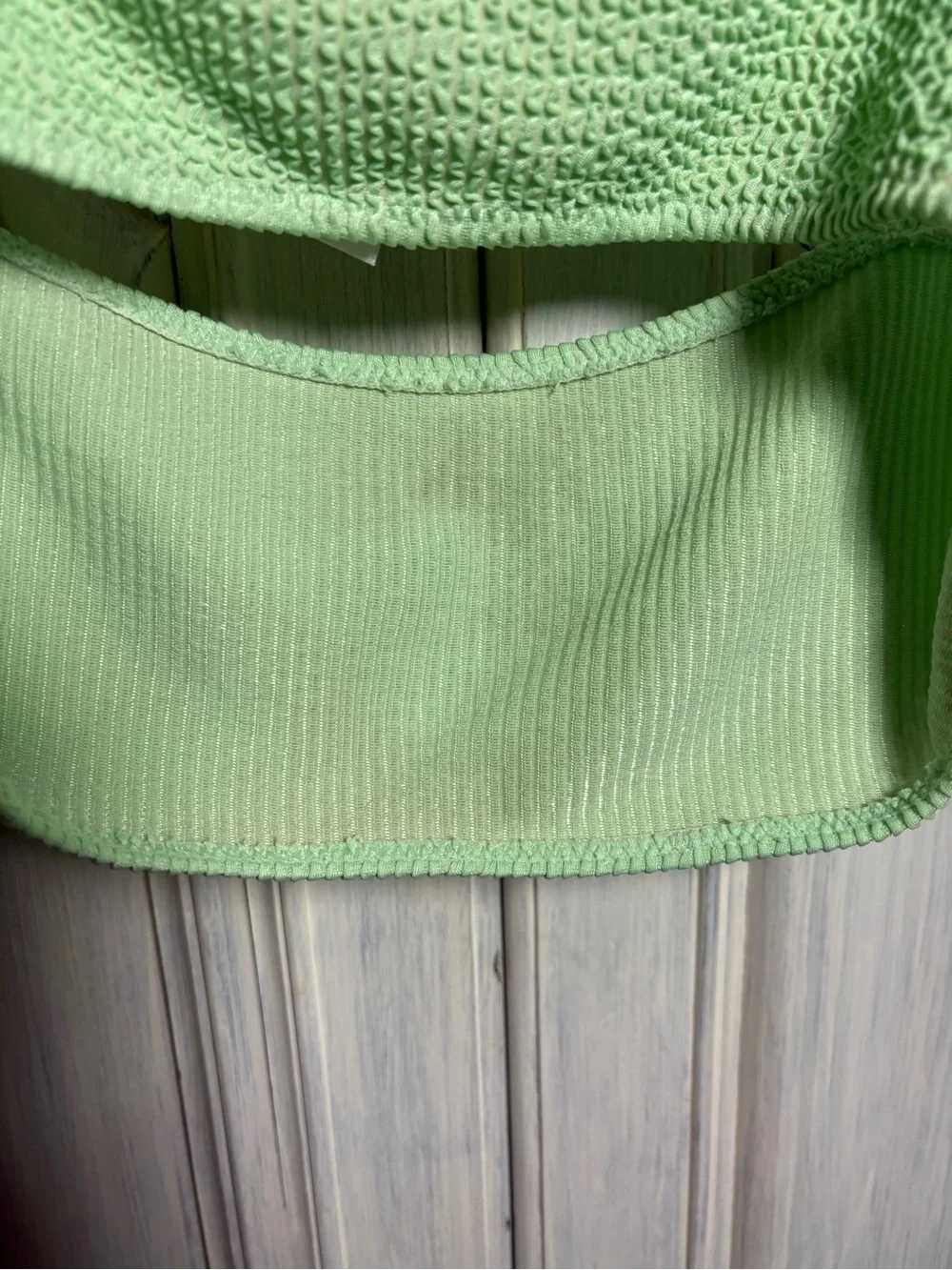 Show Me Your Mumu Destin Bikini Top Melon‎ Green Bandeau Preppy Beach Vacation